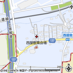 長野県佐久市小田井383周辺の地図