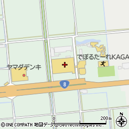 御菓子城加賀藩周辺の地図