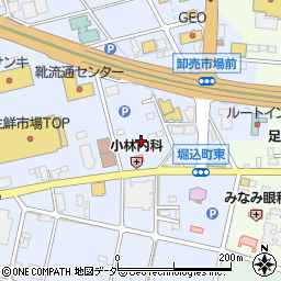 栃木県足利市堀込町182-2周辺の地図