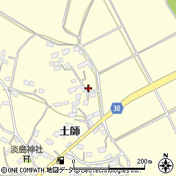 茨城県笠間市土師689周辺の地図