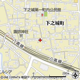 群馬県高崎市下之城町383周辺の地図