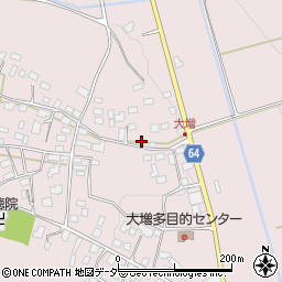 茨城県石岡市大増1889周辺の地図