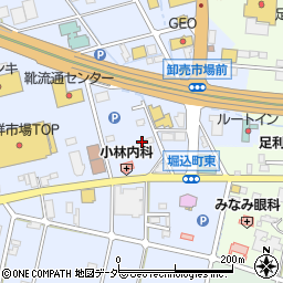 栃木県足利市堀込町184周辺の地図