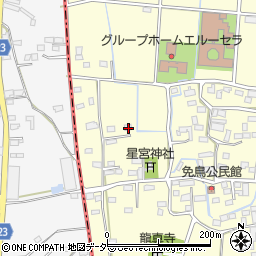 栃木県佐野市免鳥町732周辺の地図