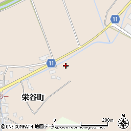 石川県加賀市栄谷町ホ周辺の地図