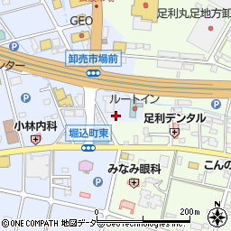 栃木県足利市堀込町2461-13周辺の地図