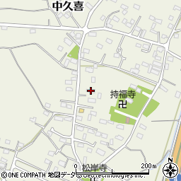 栃木県小山市中久喜461周辺の地図