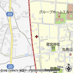 栃木県佐野市免鳥町727周辺の地図