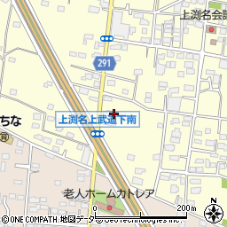 群馬県伊勢崎市境上渕名1273周辺の地図