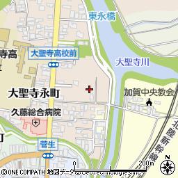 石川県加賀市大聖寺永町ホ周辺の地図