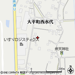 栃木県栃木市大平町西水代1554周辺の地図
