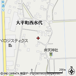 栃木県栃木市大平町西水代1562周辺の地図