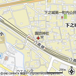 群馬県高崎市下之城町362-1周辺の地図