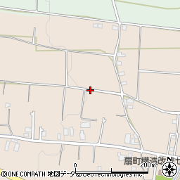 長野県安曇野市堀金烏川扇町周辺の地図