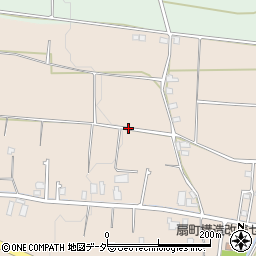 長野県安曇野市堀金烏川（扇町）周辺の地図