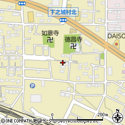 群馬県高崎市下之城町436周辺の地図