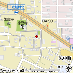 群馬県高崎市下之城町506-3周辺の地図