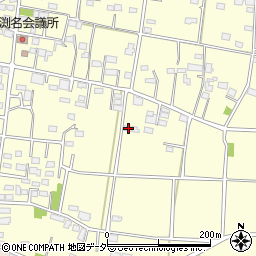 群馬県伊勢崎市境上渕名328周辺の地図