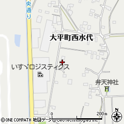 栃木県栃木市大平町西水代1568周辺の地図