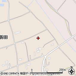 茨城県桜川市真壁町大塚新田周辺の地図