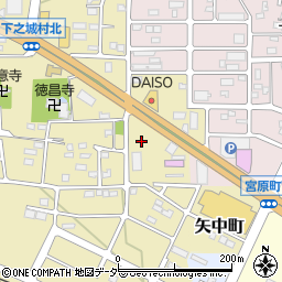 群馬県高崎市下之城町533-3周辺の地図