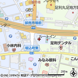 栃木県足利市堀込町2462-1周辺の地図