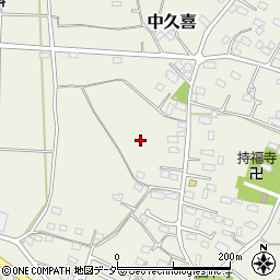栃木県小山市中久喜539周辺の地図
