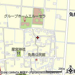 栃木県佐野市免鳥町788周辺の地図