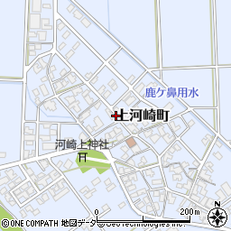 石川県加賀市上河崎町周辺の地図