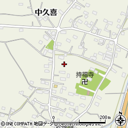 栃木県小山市中久喜450周辺の地図
