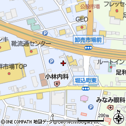 栃木県足利市堀込町181-1周辺の地図