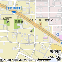 群馬県高崎市下之城町506周辺の地図