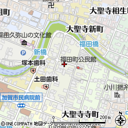 石川県加賀市大聖寺仲町周辺の地図