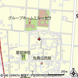 栃木県佐野市免鳥町785周辺の地図