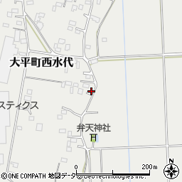 栃木県栃木市大平町西水代1563周辺の地図