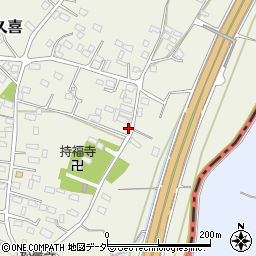 栃木県小山市中久喜446周辺の地図