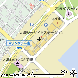 サザコーヒー 大洗店周辺の地図
