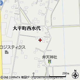 栃木県栃木市大平町西水代1564周辺の地図