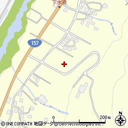 石川県白山市木滑石周辺の地図