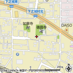 群馬県高崎市下之城町464周辺の地図