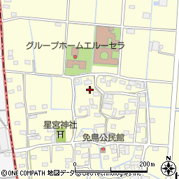 栃木県佐野市免鳥町786周辺の地図