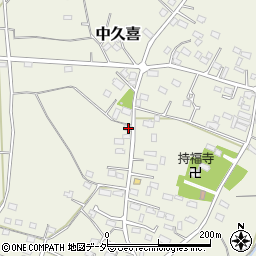 栃木県小山市中久喜456周辺の地図