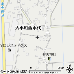 栃木県栃木市大平町西水代1066周辺の地図