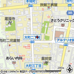 中央労働金庫下館支店周辺の地図