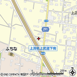 群馬県伊勢崎市境上渕名1306周辺の地図