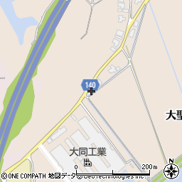 石川県加賀市大聖寺下福田町レ周辺の地図