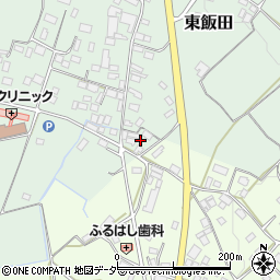 茨城県桜川市東飯田135周辺の地図