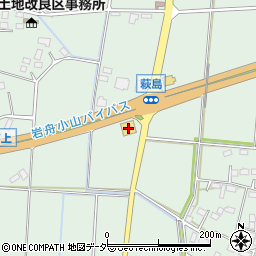 栃木県小山市萩島44周辺の地図