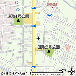 クリーニングホシノ連取店周辺の地図
