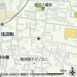栃木県佐野市浅沼町208周辺の地図